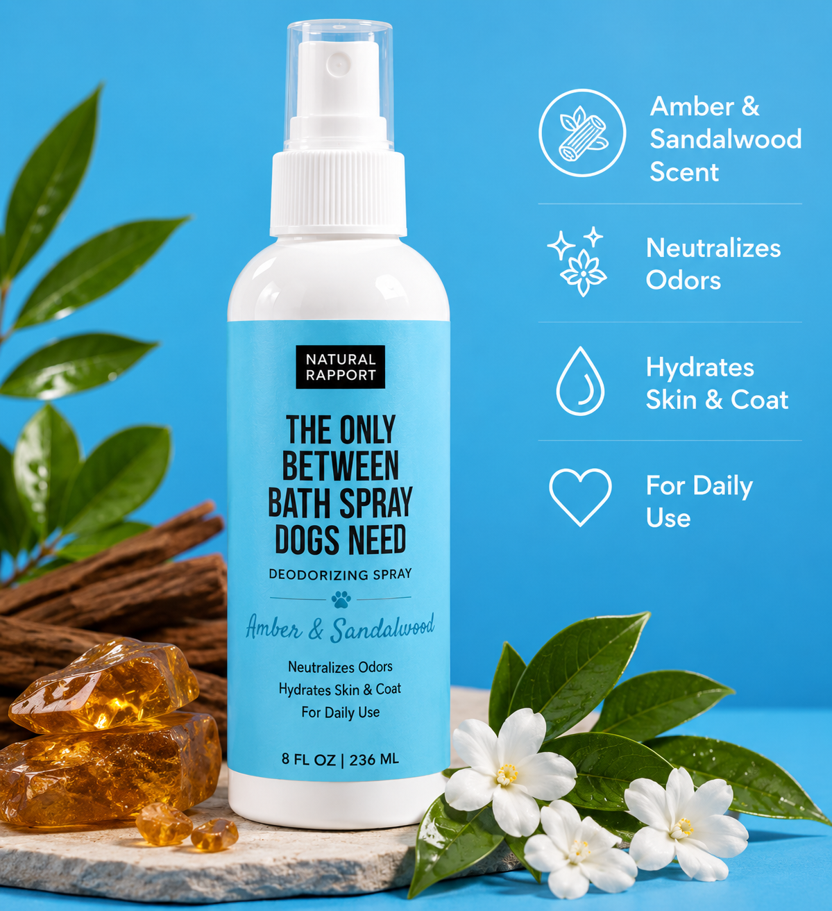 Dog Deodorizing Spray | 8 oz