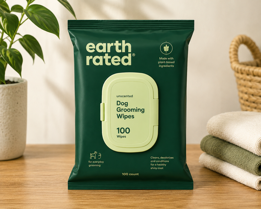 Earth Rated Dog Grooming Wipes - 100 Count